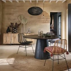 Maisons Du Monde Vases Vase Poire En Verre Noir Mat H41 -Sablie Vases Soldes vase poire en verre noir mat h41 1000 6 20 199977 17