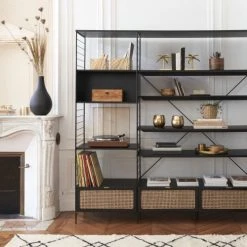 Maisons Du Monde Vases Vase Poire En Verre Noir Mat H41 -Sablie Vases Soldes vase poire en verre noir mat h41 1000 6 20 199977 18