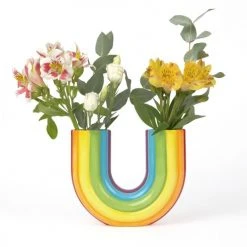 DOIY Vases Vase Rainbow Céramique Multicolore -Sablie Vases Soldes vase rainbow ceramique multicolore 3