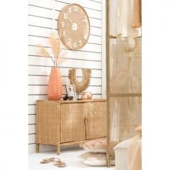 LANADECO Vases Vase Rond Céramique Pamplemousse H48cm -Sablie Vases Soldes vase rond ceramique pamplemousse h48cm 4