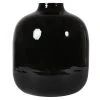 Zago Vases Vase Rond En Fer émaillé Noir H37cm -Sablie Vases Soldes vase rond en fer emaille noir h37cm