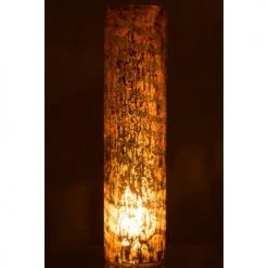 LANADECO Vases Vase Rond Verre Argent H61cm -Sablie Vases Soldes vase rond verre argent h61cm 2