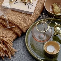 Bloomingville Vases Vase Rosie En Verre Rose H8,5 Cm -Sablie Vases Soldes vase rosie en verre rose h8 5 cm 3