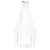 Maisons Du Monde Vases Vase Strié En Verre Transparent H15 - Lot De 2 -Sablie Vases Soldes vase strie en verre transparent h15 1000 8 33 224918 1