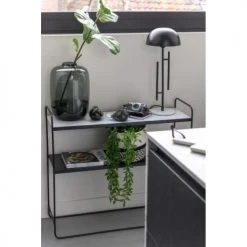 LANADECO Vases Vase Verre Gris H45cm -Sablie Vases Soldes vase verre gris h45cm 1