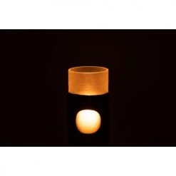 LANADECO Vases Vase Verre Noir/transparent H21cm -Sablie Vases Soldes vase verre noir transparent h21cm 2