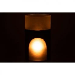 LANADECO Vases Vase Verre Noir/transparent H30cm -Sablie Vases Soldes vase verre noir transparent h30cm 2