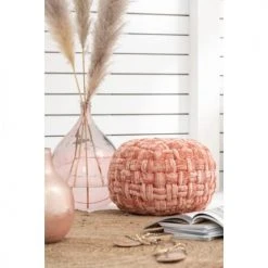 LANADECO Vases Vase Verre Saumon H56cm -Sablie Vases Soldes vase verre saumon h56cm 2