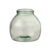 LANADECO Vases Vase Verre Transparent H20cm -Sablie Vases Soldes vase verre transparent h20cm