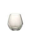 LANADECO Vases Vase Verre Transparent H23cm -Sablie Vases Soldes vase verre transparent h23cm
