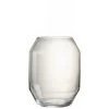 LANADECO Vases Vase Verre Transparent H41cm -Sablie Vases Soldes vase verre transparent h41cm