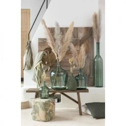 LANADECO Vases Vase Verre Vert H100cm -Sablie Vases Soldes vase verre vert h100cm 1