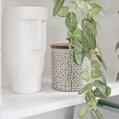 Maisons Du Monde Vases Vase Visage En Dolomite Blanche H23 -Sablie Vases Soldes vase visage en dolomite blanche h23 1000 4 26 200434 6