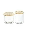 Villa Collection Vases En Verre Or - Lot De 2 -Sablie Vases Soldes vases en verre or lot de 2